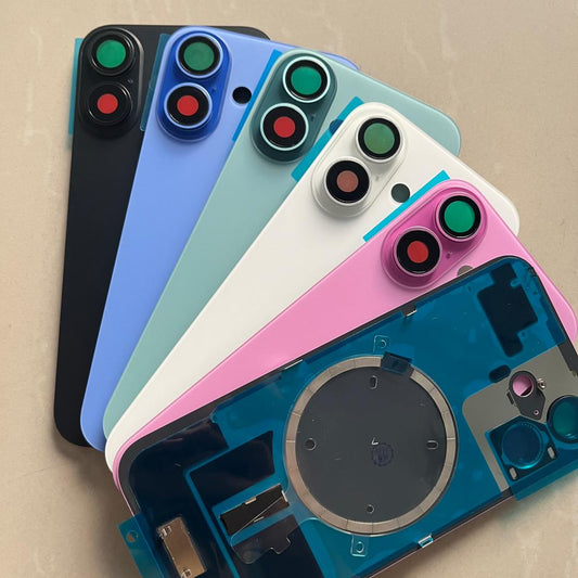 Bloc nue vitre arrière iPhone 16